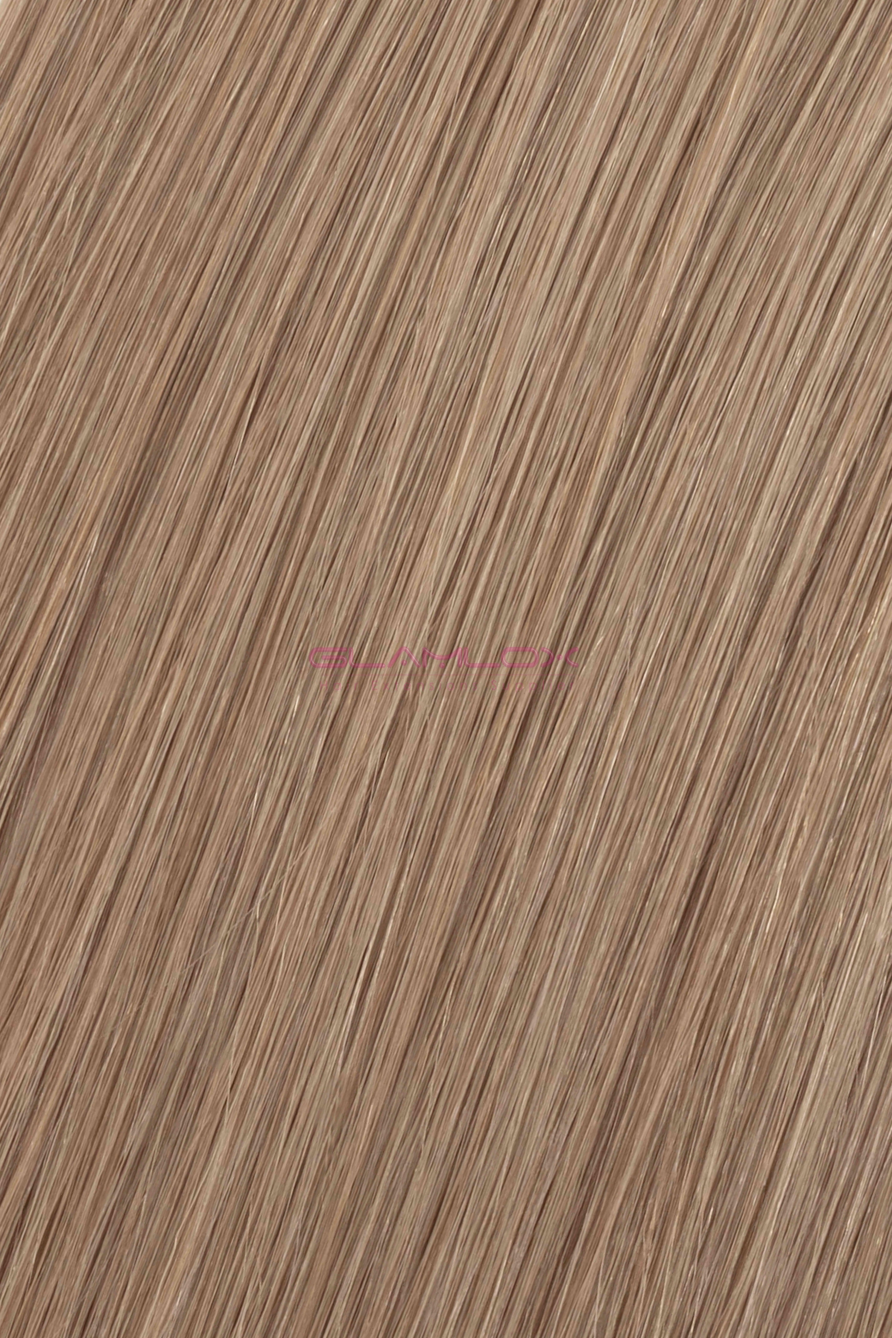 18" Nano Ring Hair Extensions - Russian Mongolian Double Drawn Remy Human Hair - 40 Strands