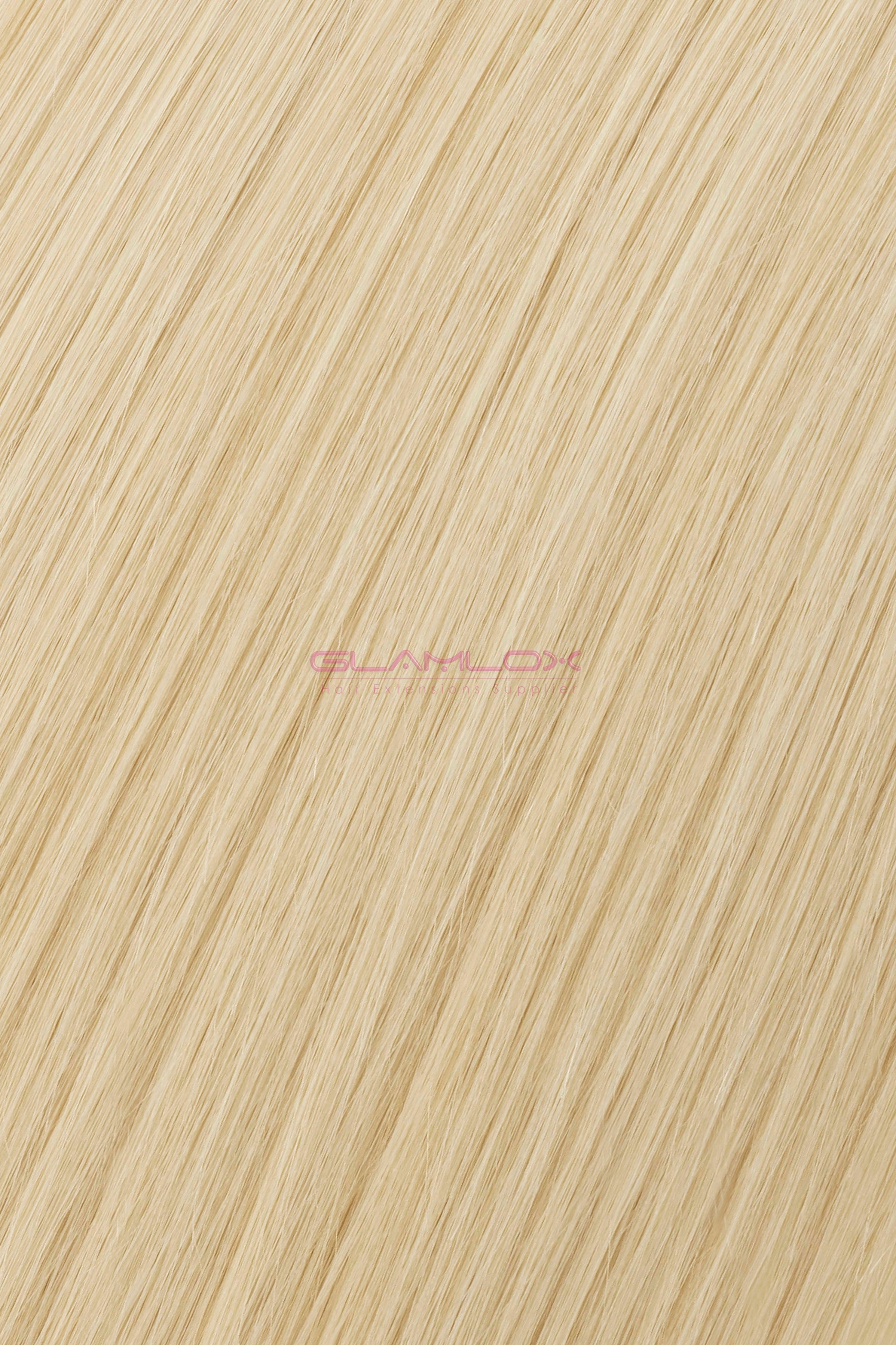 18" Half Weft Hair Extensions - Russian Mongolian Double Drawn Remy Human Hair