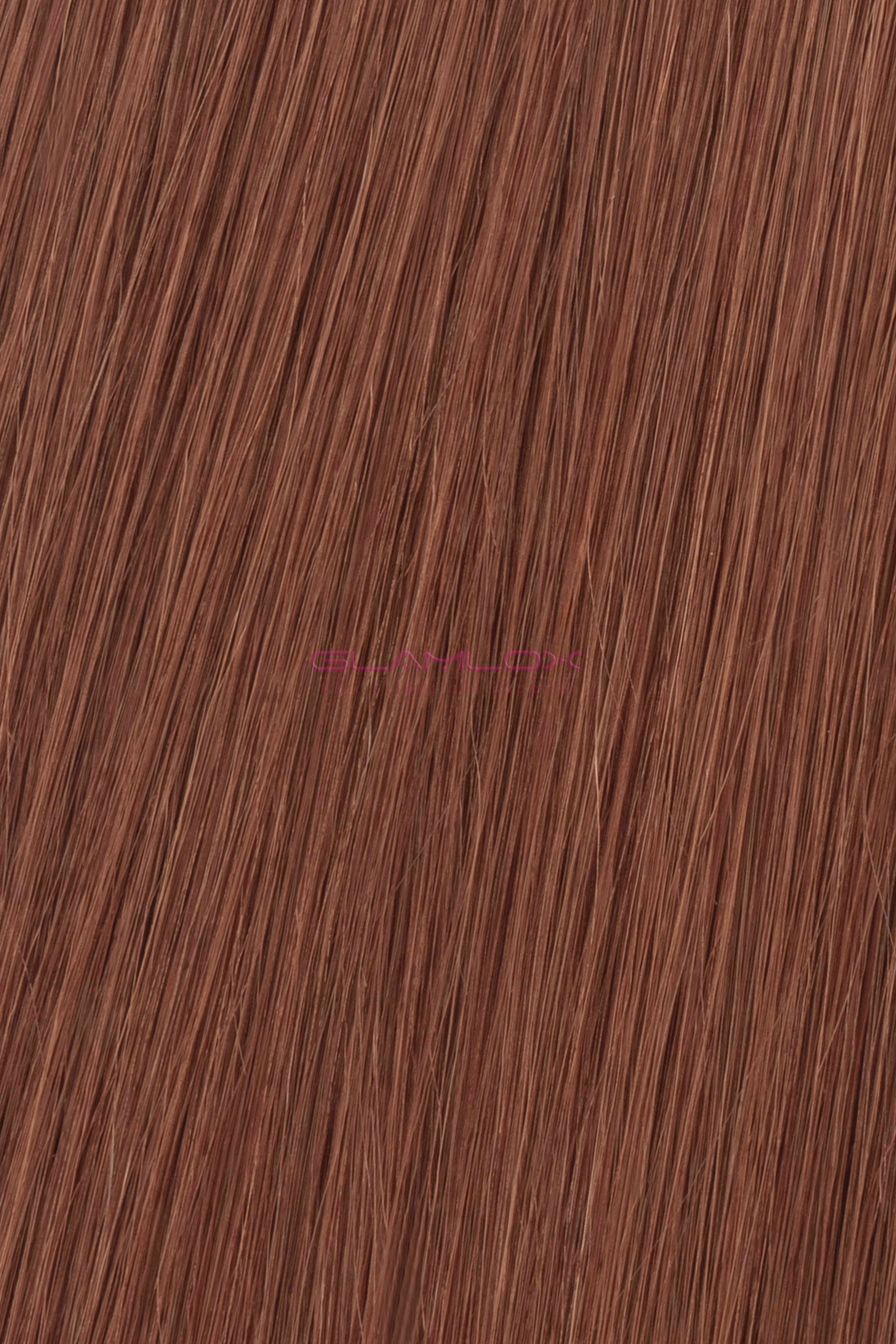 14" Nano Ring Hair Extensions -Russian Mongolian Double Drawn Remy Human Hair - 40 Strands