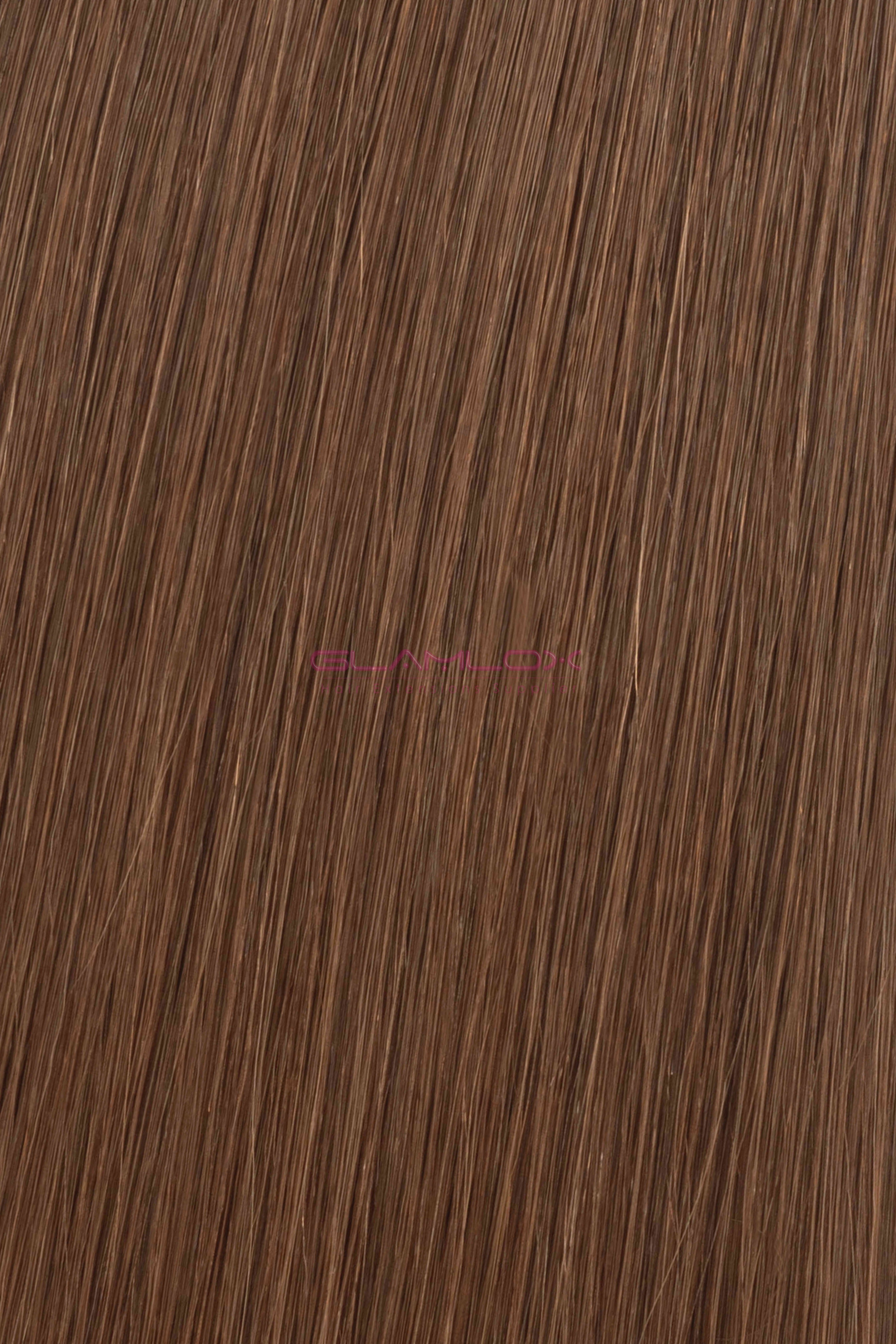 18" Nano Ring Hair Extensions - Russian Mongolian Double Drawn Remy Human Hair - 100 Strands