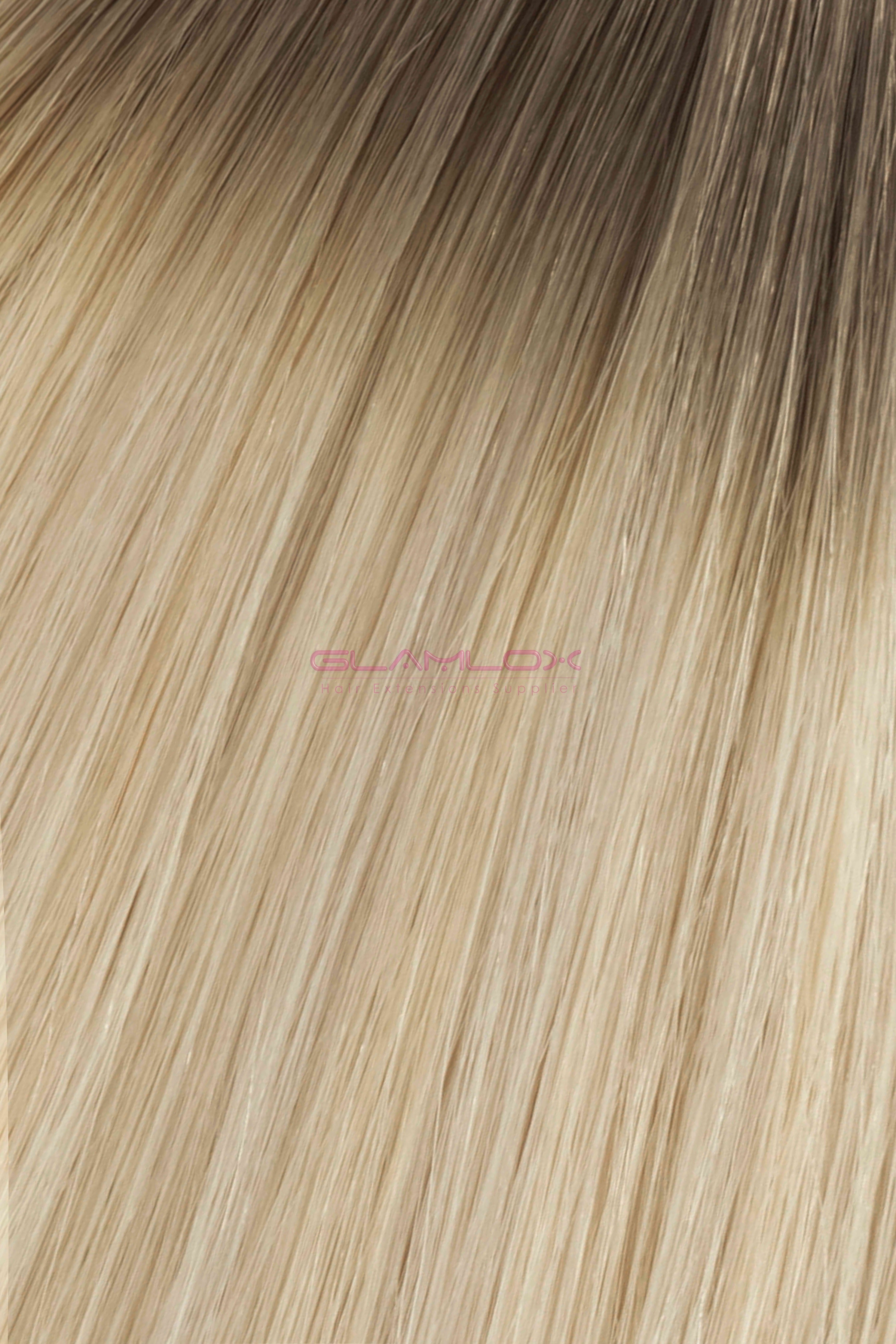 18" Nano Ring Hair Extensions - Russian Mongolian Double Drawn Remy Human Hair - 100 Strands