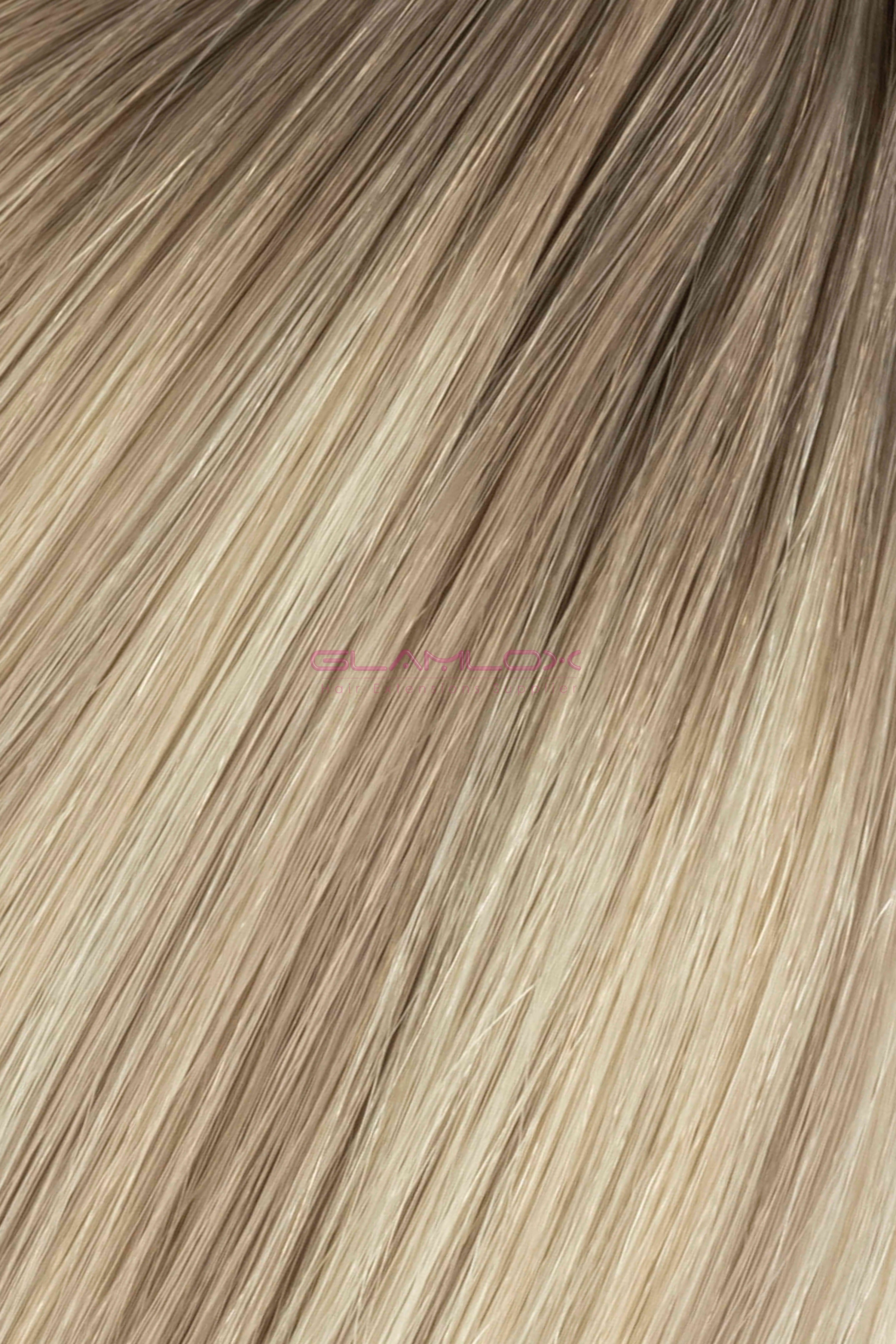 18" Nano Ring Hair Extensions - Russian Mongolian Double Drawn Remy Human Hair - 100 Strands