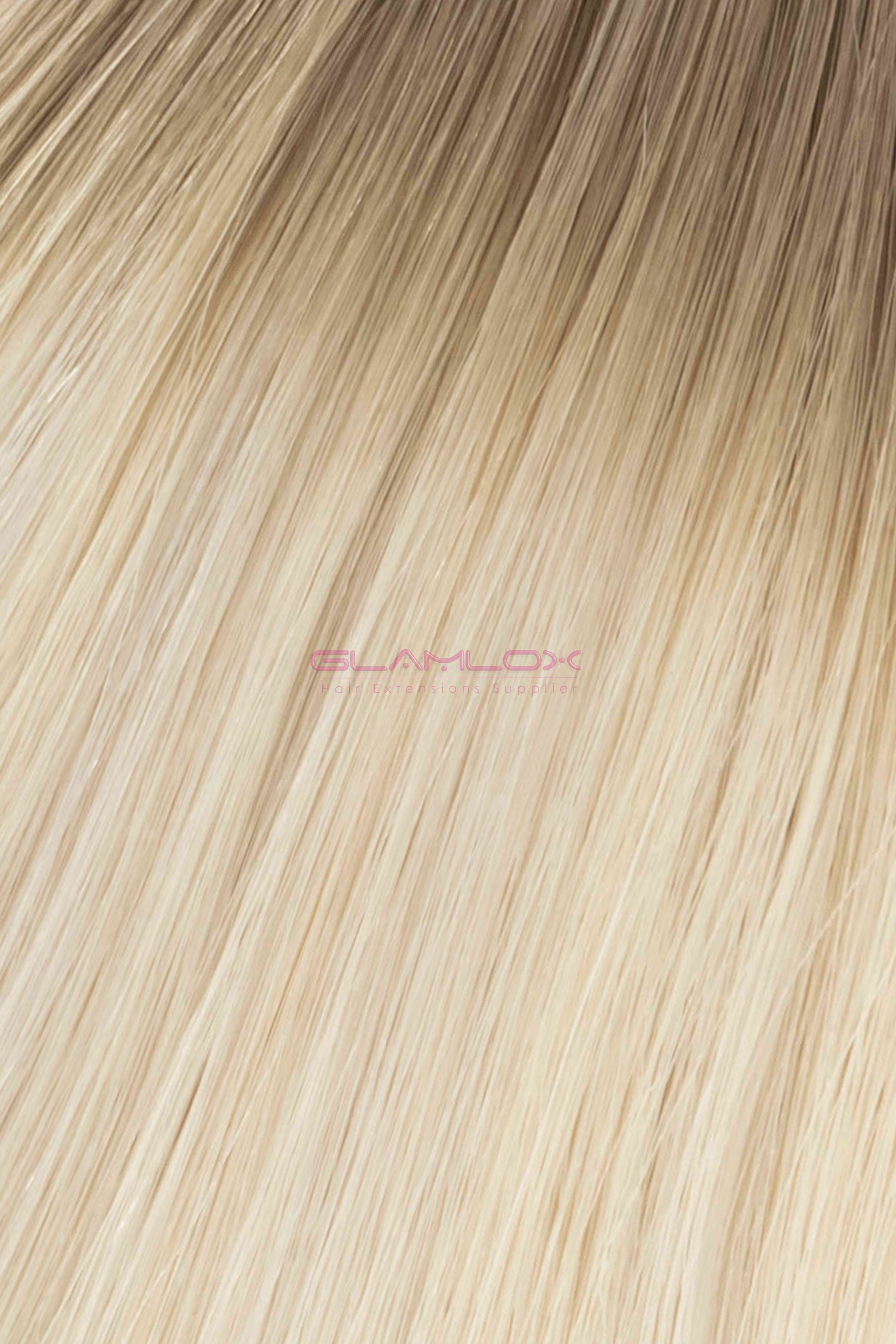 14" Nano Ring Hair Extensions - Russian Mongolian Double Drawn Remy Human Hair - 100 Strands
