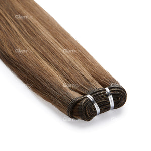 18" - 19" Finest -HALF WEFT- Russian Mongolian Natural Ratio Remy Human Hair