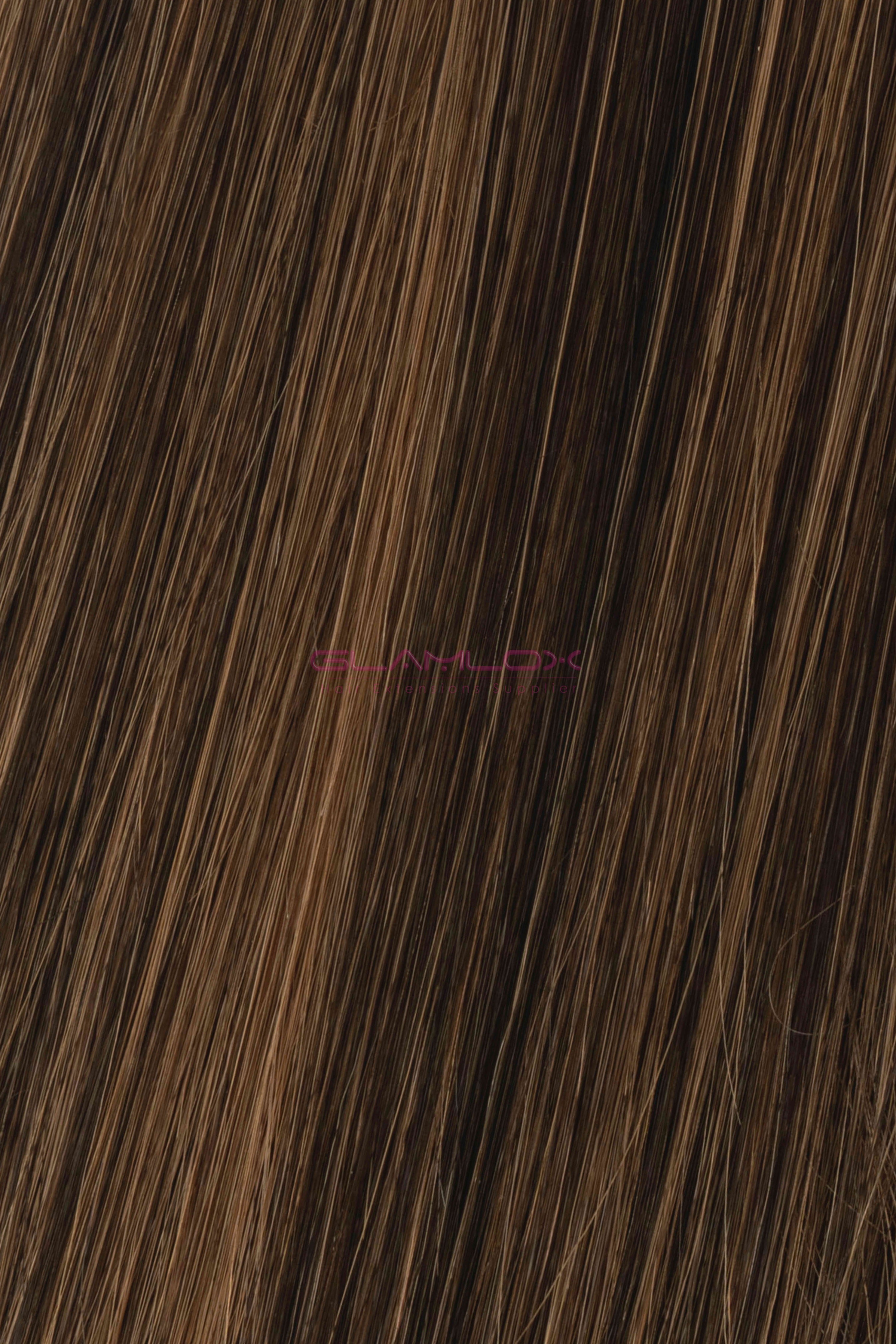 24"-25" Nano Ring Hair Extensions - Russian Mongolian Double Drawn Remy Human Hair - 20 Strands