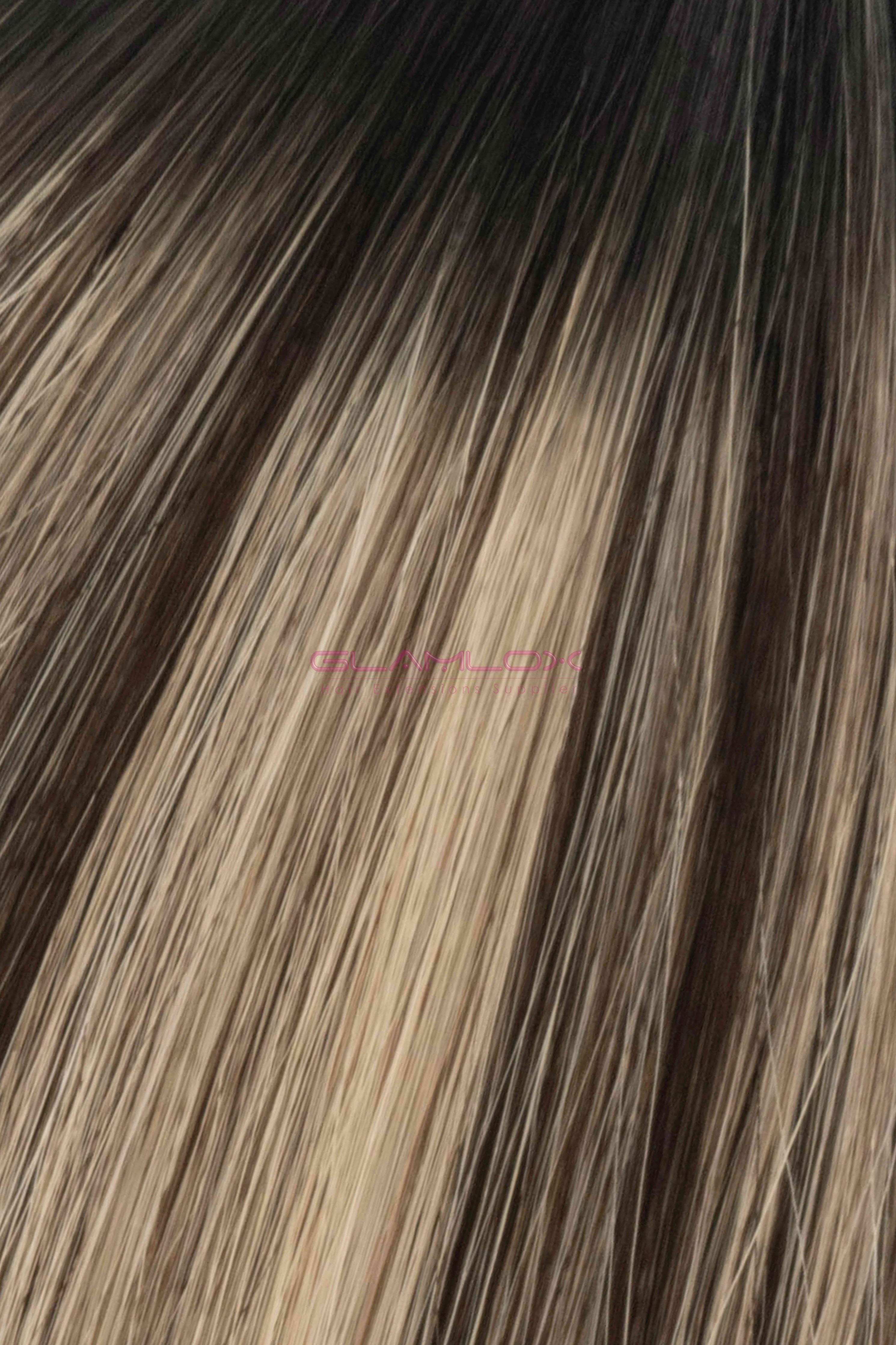14" Nano Ring Hair Extensions - Russian Mongolian Double Drawn Remy Human Hair - 20 Strands