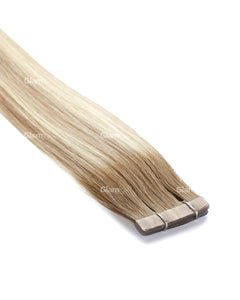 18" Finest -TAPE- Russian Mongolian Double Drawn Remy Human Hair