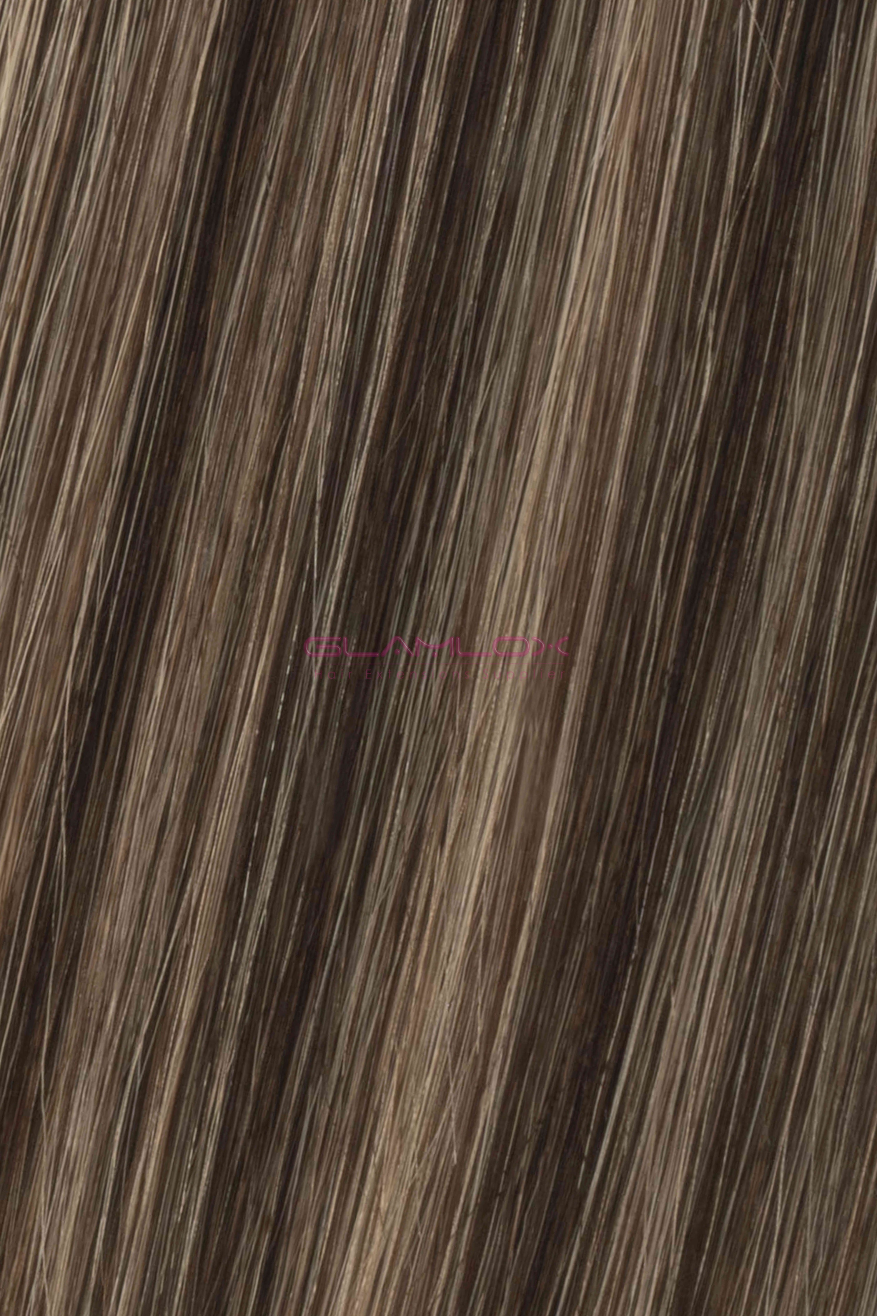 14" Nano Ring Hair Extensions - Russian Mongolian Double Drawn Remy Human Hair - 20 Strands